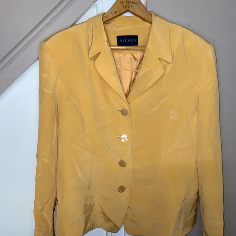 Women's Mustard Blazer